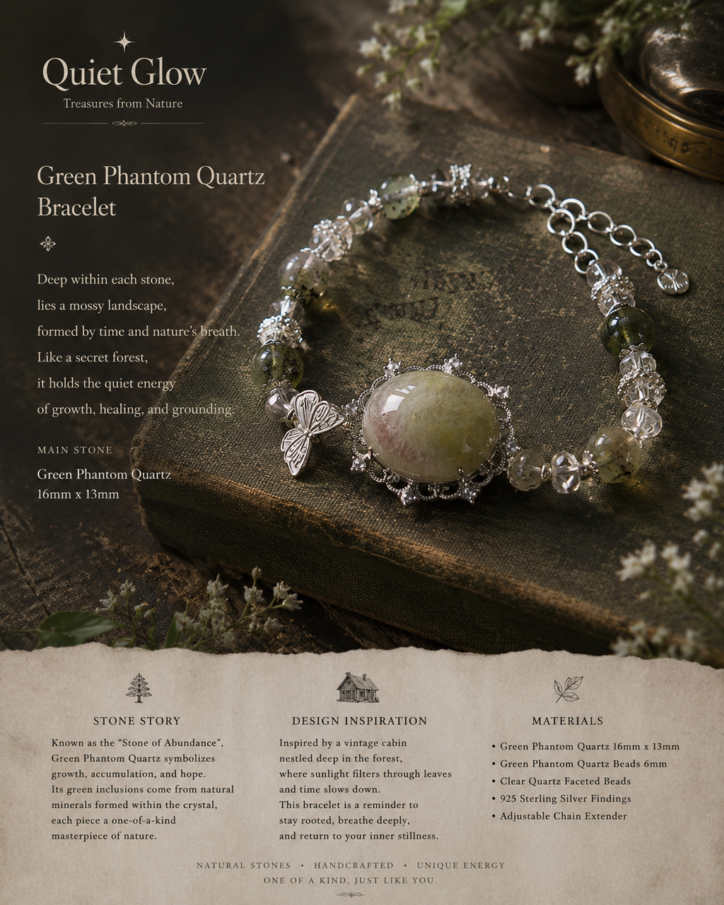 Green Phantom Quartz Bracelet

Cabin in the Woods Collection