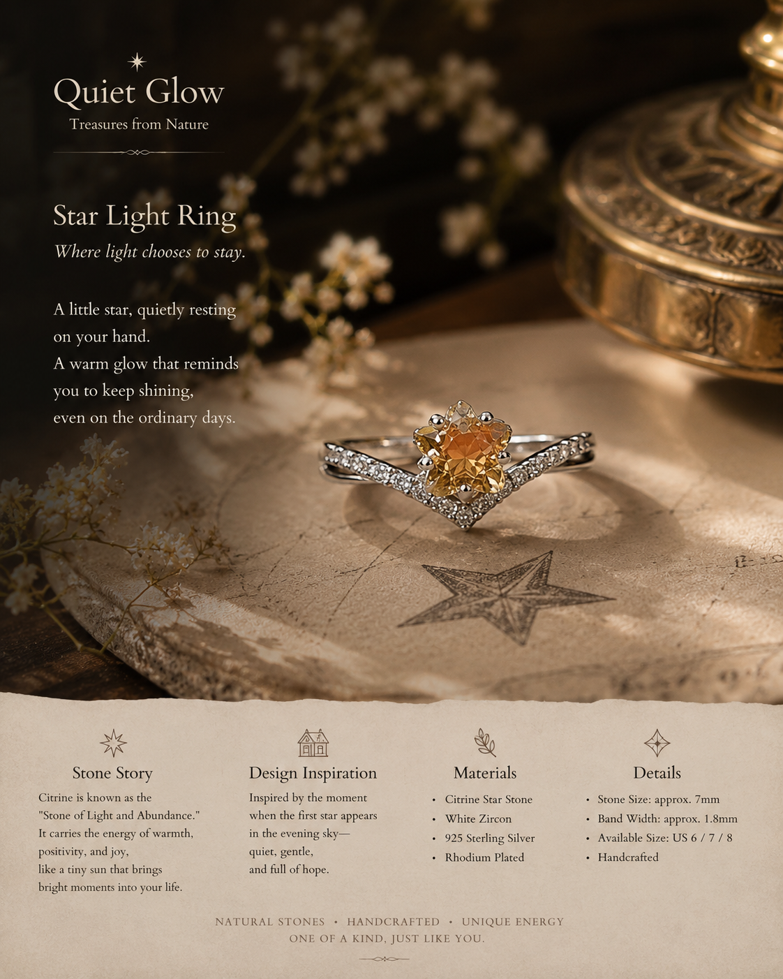 Star Bloom ring